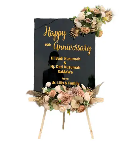 Papan Bunga Akrilik Sumbung