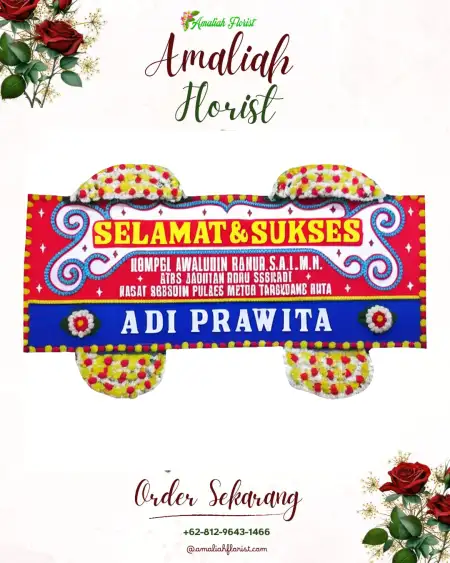Papan Bunga Ucapan Selamat Sumbung
